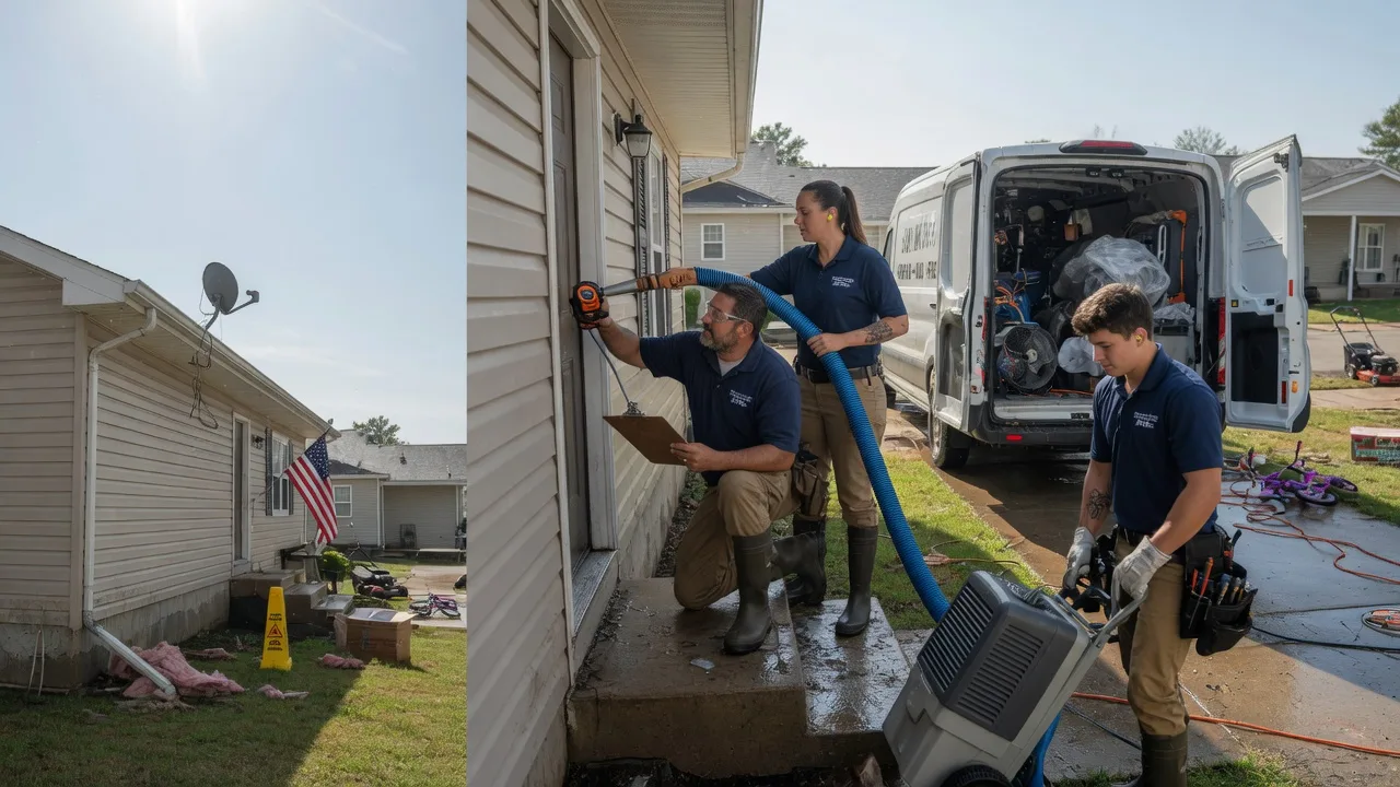 Ceiling Water Damage Restoration in Otis, LA near me